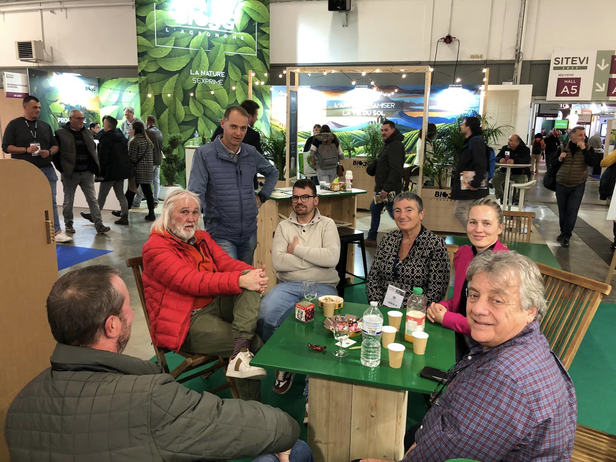 Armand Matériaux en visite sur notre stand #grenasrl #biostimulant #fertilisant