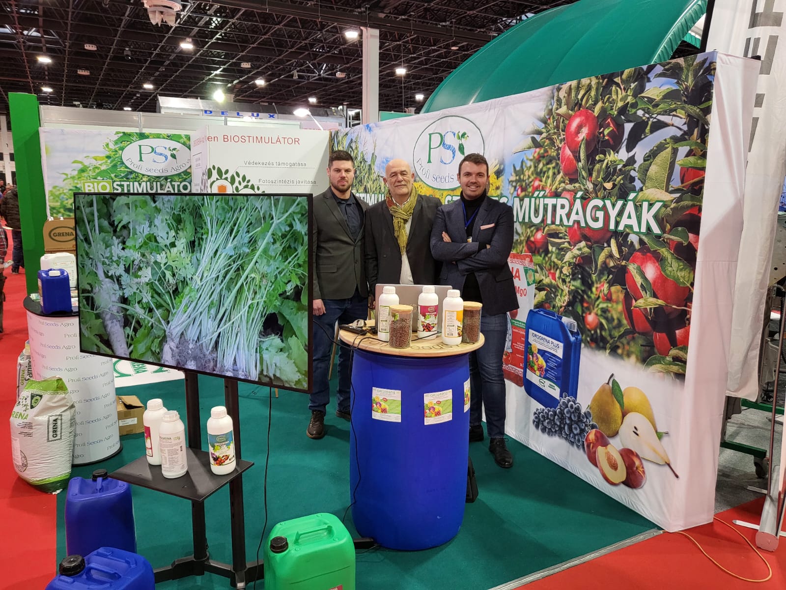 Auch in Budapest geht die AGRomashEXPO Messe mit unserem Vertriebspartner Prof