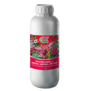 biostimolante per gerani, surfinie, petunie e fiori idrogrena