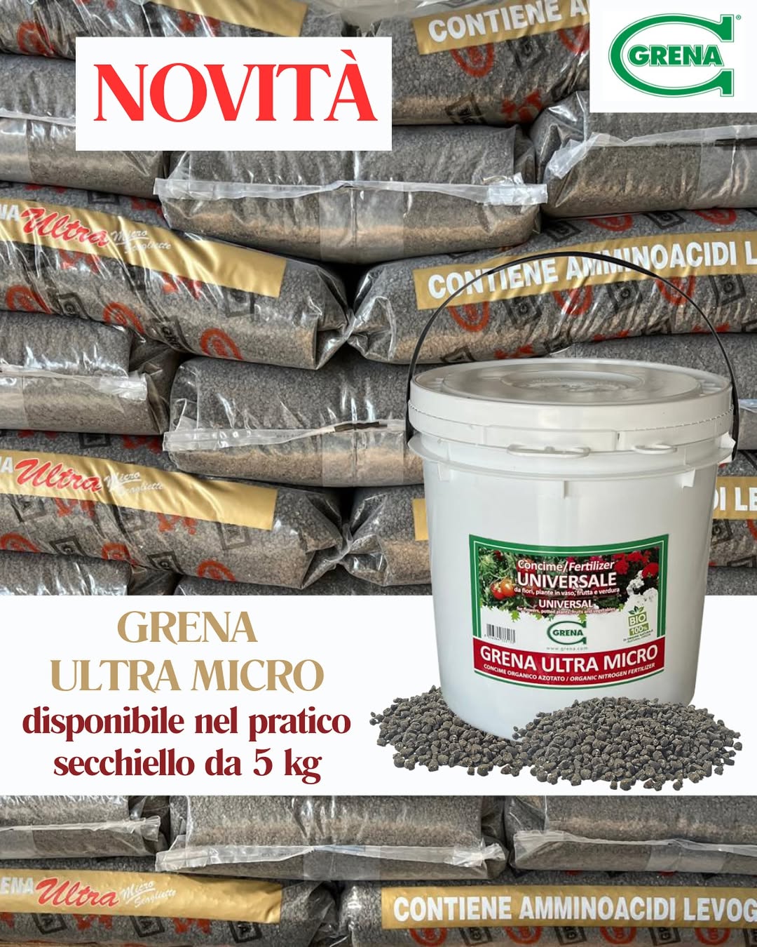 novedad absoluta: grena ultra micro en el nuevo cubo de