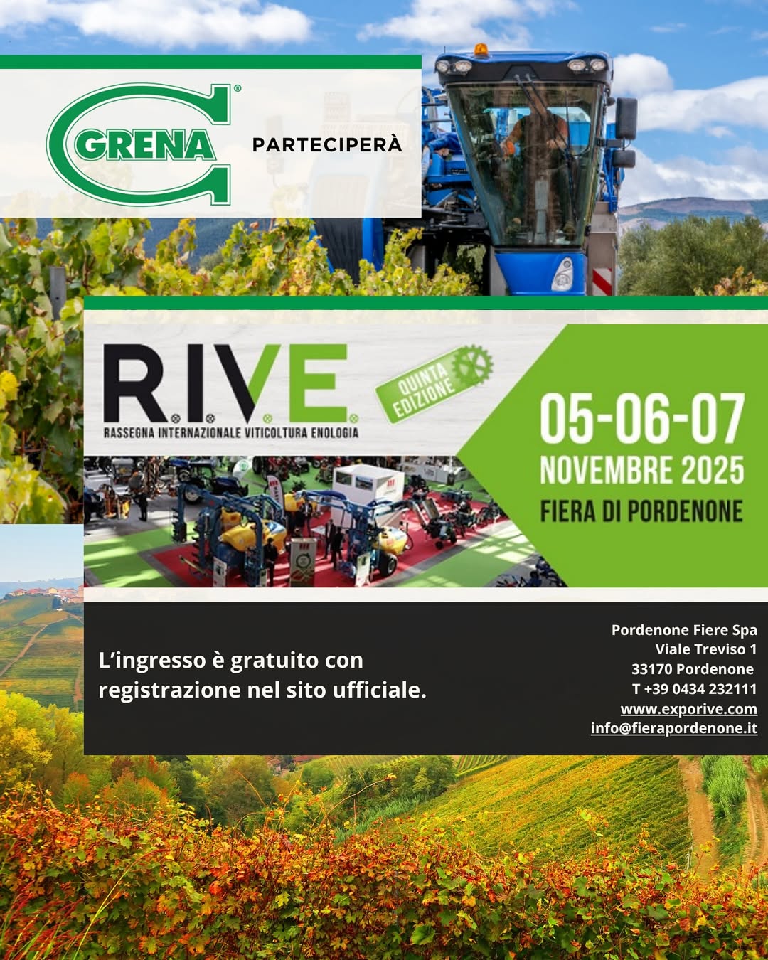 wir werden vom 5. bis 7. november an der rive messe